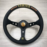Vertex 10 Star Steering Wheel GOLD - 330mm (STW-10STR-GLD)