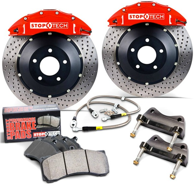 Stoptech Front Big Brake Kit BBK 328x28 Red/Slotted Front - Scion FRS/Subaru BRZ/Toyota GT86