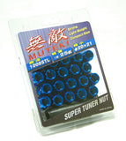 Muteki Classic Lug Nuts - BLUE OPEN Ended