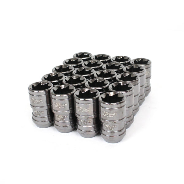 Project Kics Monolith T1/06 Lug Nuts - M12x1.25 / Glorious Black